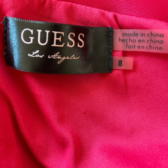 Guess Cutout Bodycon “Blare” True Red Cocktail Sexy Dress - Picture 6 of 6